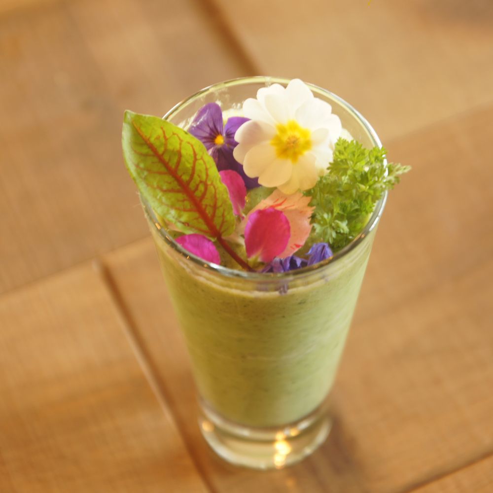 茨城・大子のベーカリーカフェ　咲くカフェ Flowerのスムージー