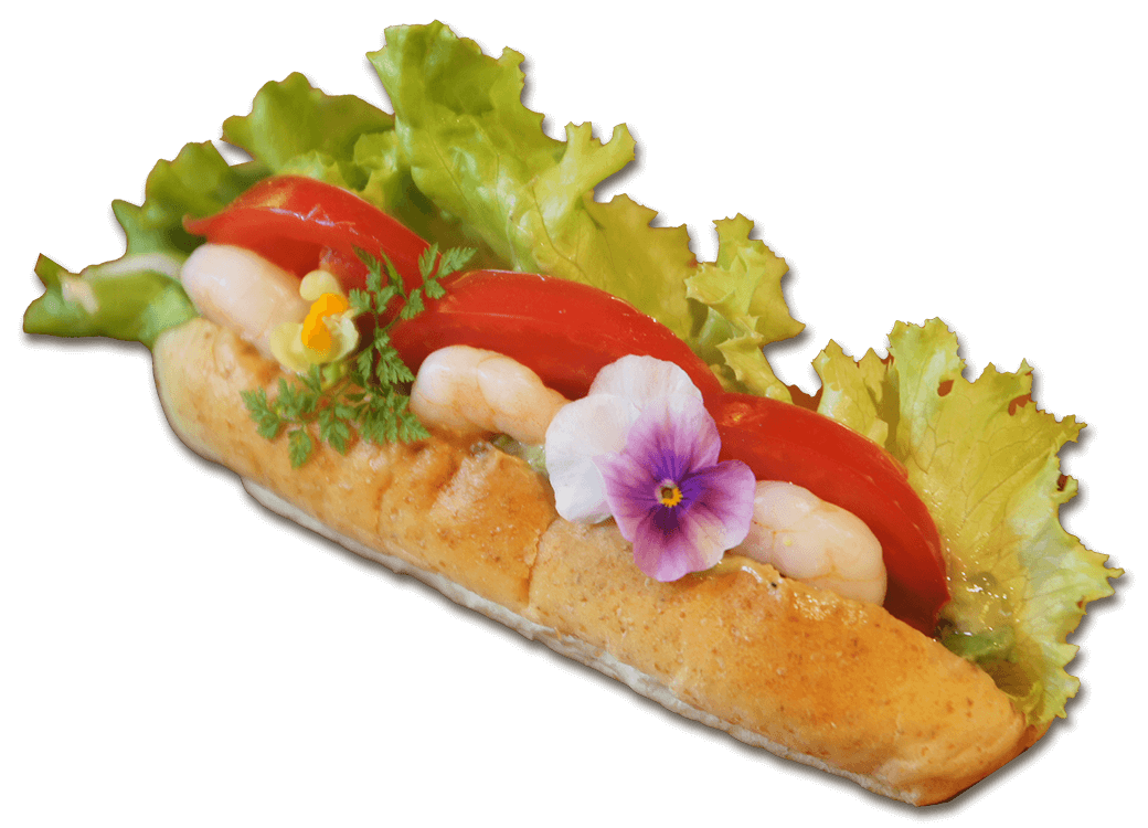 咲くカフェ Flower ホットドッグ